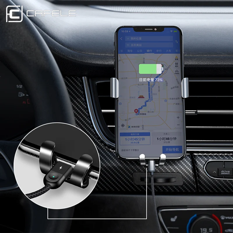 CAFELE Gravity Car Phone Holder Air Vent Car Mount Universal Alloy Phone Support Stand Accessories phone holder phone stand car phone holder cell phone holder car suction cup holder