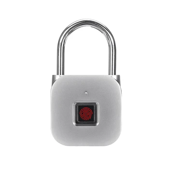 

Fingerprint Lock Smart Padlock Electronic Fingerprint Lock for Lockers Household Storage Lock Luggage Lock