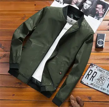 

OLOEY Autumn Men's Jacket Casual Solid Color Slim Coat Black Navy Red Gray Fashion Baseball Jacket Brand Clothing M-4XL