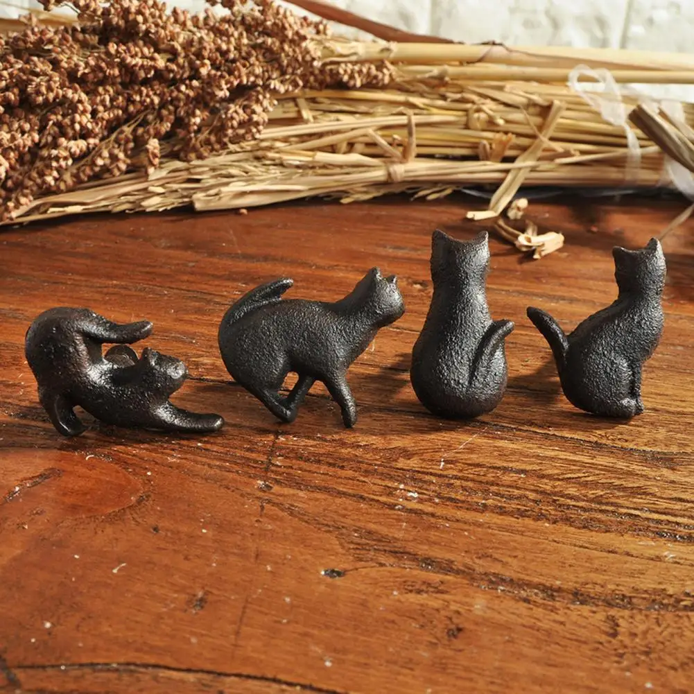 1 Set Handle Creative Cats Shape Knobs Door