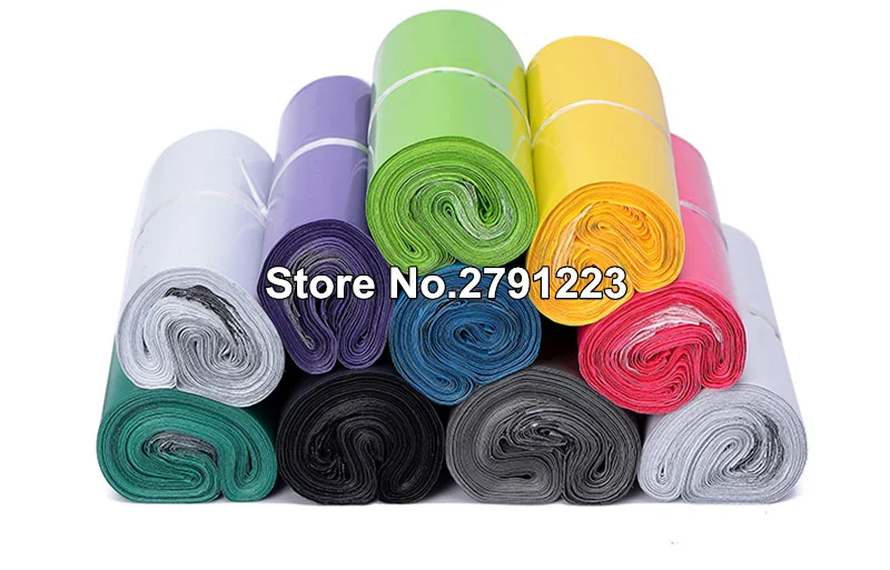 

28*42cm 100Pcs/Lot Plastic Envelope Self-seal Adhesive Courier Storage Bags White Black Gray Color Poly Mailer Shipping Bags