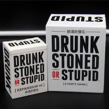 Drunk Stoned or Stupid Funny Card Games 250pcs Game Card Entertainment for Adult Friend Birthday/ Party/ Camping Game Cards
