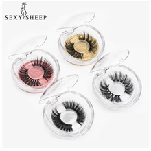 3D Mink Eyelashes Fluffy Natural False Eyelashes Without Damage Handmade False Eyelashes Reusable Eye Extension Makeup Tools