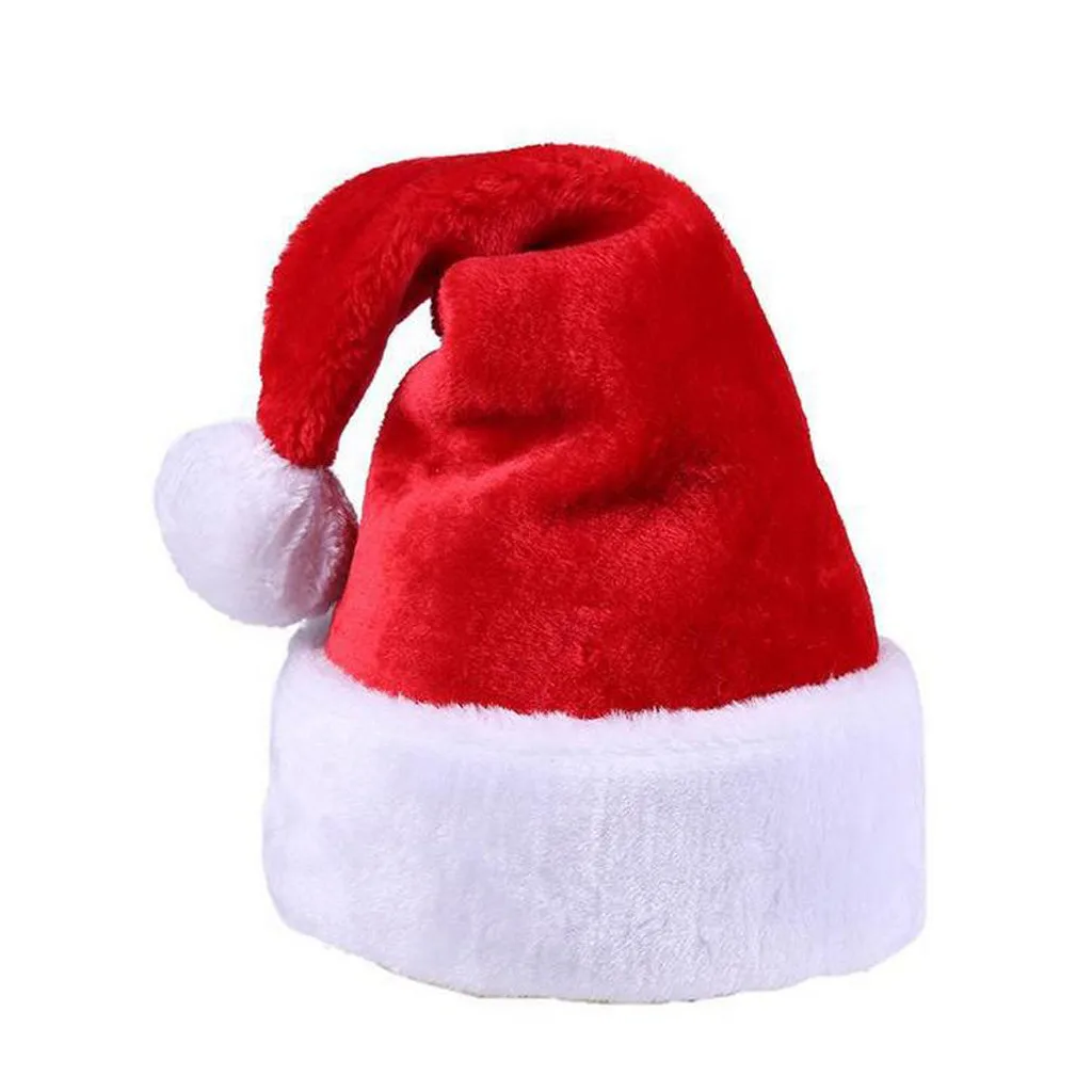 

New Fashion Christmas Cap Ladies Thick Ultra Soft Plush Cute Santa Fancy bonnet winter hats for women beanie czapka zimowa