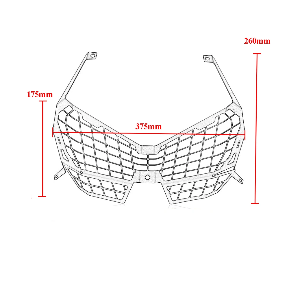 아프리카 트윈 1100 CRF1100L 어드벤처 스포츠 CRF1100 CRF 1100 L ADV 2020 2021 2022 헤드라이트 프로텍터 그릴 가드 커버