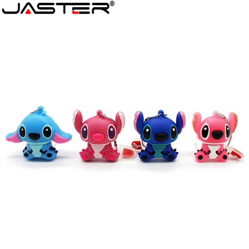 JASTER Usb флэш диск мини милый флеш накопитель Ститч животное подарок ручка 4 ГБ 8 16 32