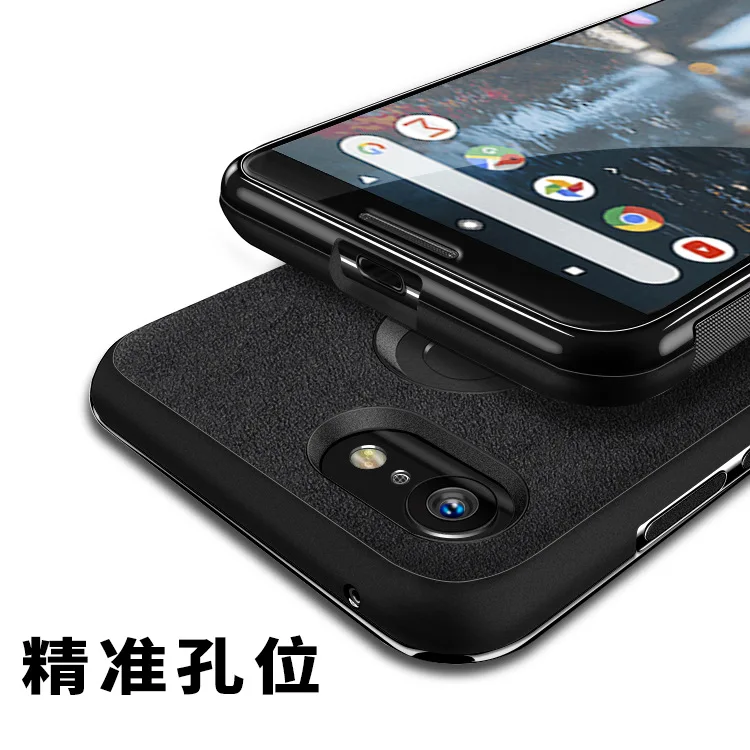 Итальянская замша как ткани кожаная задняя крышка для Google Pixel 3 XL Чехлы роскошный