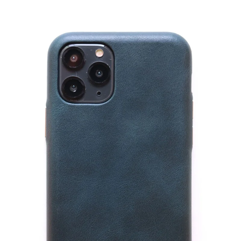 Натуральная кожа Премиум чехол для телефона для iPhone 11 Pro металлические кнопки традиционная ручная работа задняя крышка для iPhone 11 Pro Max