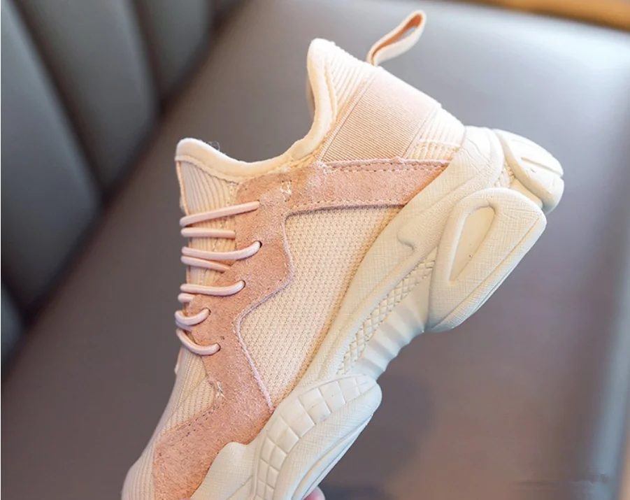 Toddler Casual Sneakers Children Mesh Shoes Baby Girls Soft Sport Sneakers Boys White Brand Shoes Fashion Trainers Spring