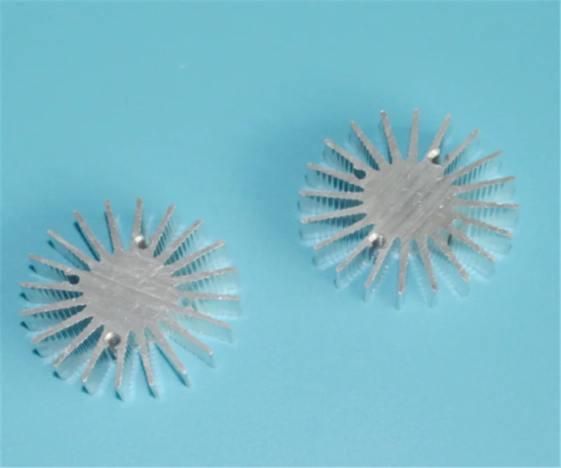 10PCS 36mmX10mm LED Heatsink Radiator Aluminum 1W 3W Heat Sink Radiator for Household Lamp Replaceable
