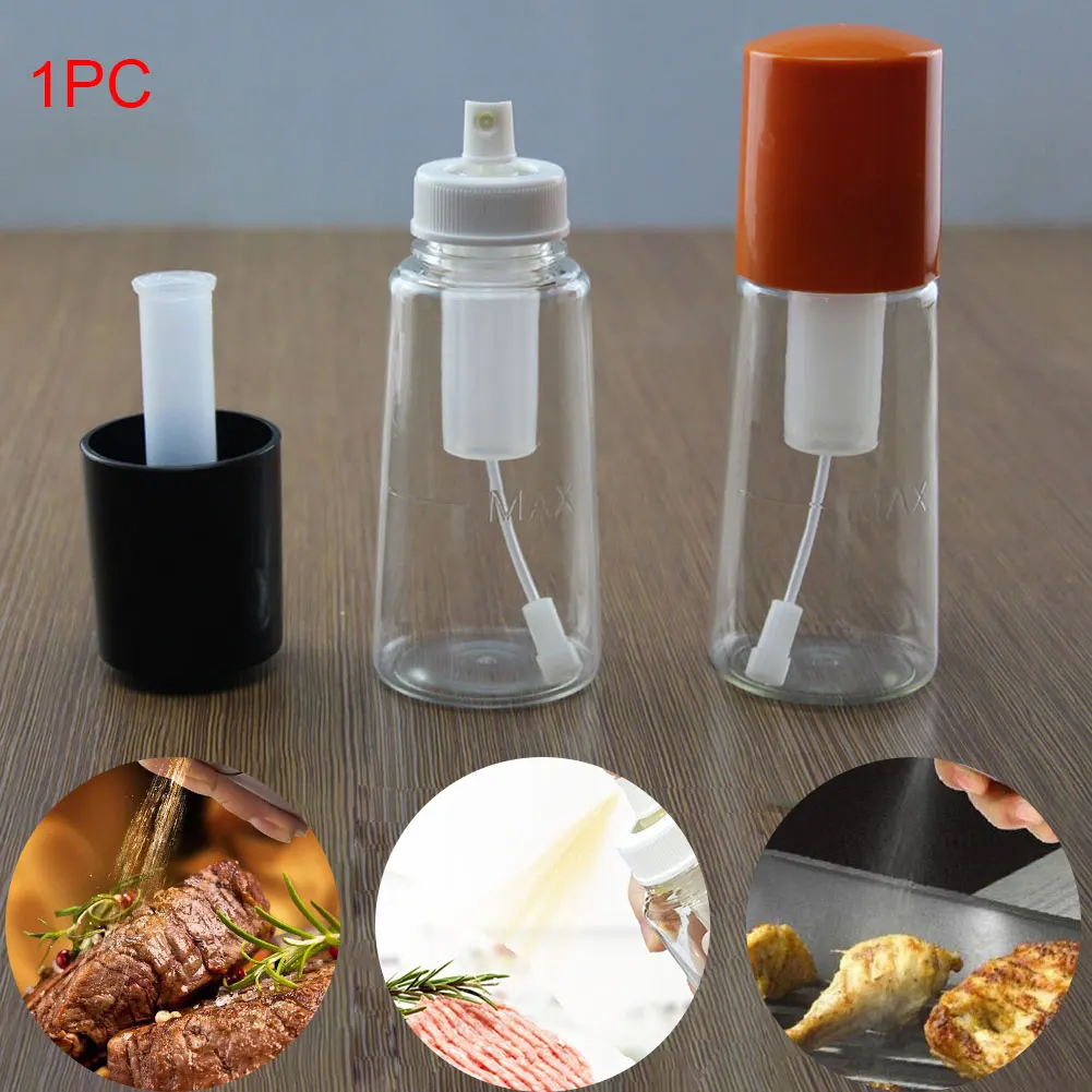Bottle Pump Portable Barbecue Can Cookware Dispenser Kitchen Tool Sauce Vinegar Oil Sprayer Plastic