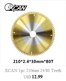 XCAN 1 шт. 250x30 мм 40T TCT круговой режущий диск деревообрабатывающий Циркулярный пильный диск с жестяным покрытием для резки древесины дисковый пильный диск