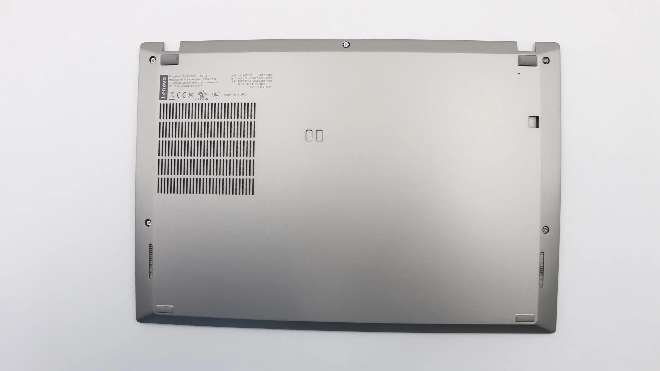 D чехол для Thinkpad T490S 01YN261 серебристый