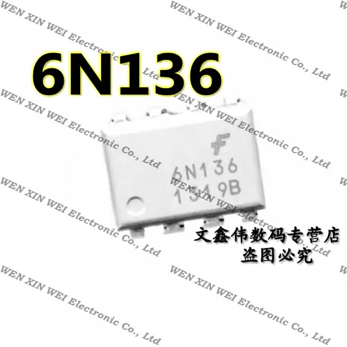 10 шт./лот Новинка 6N136 DIP-8