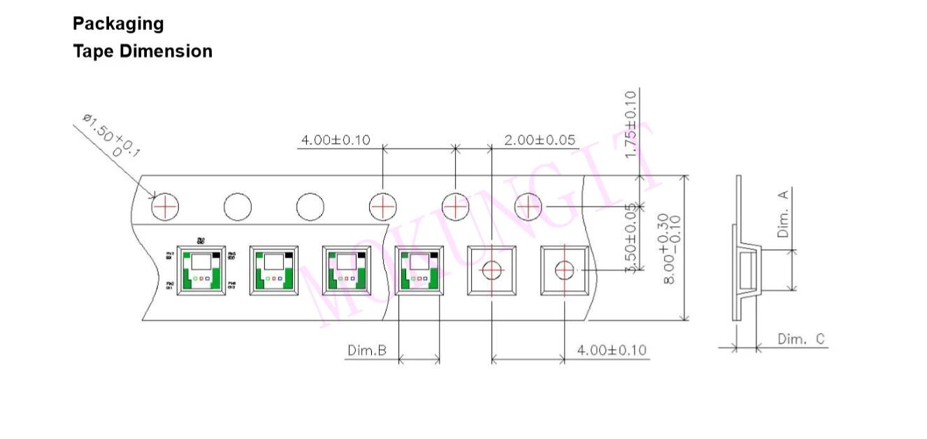 100~ 3000 шт. в упаковке DotStar Micro APA102 1515 светодиодный чип Smart SMD RGB Светодиодный APA102 256 СВЕТОДИОДНЫЙ матричный программный контроль DC5V