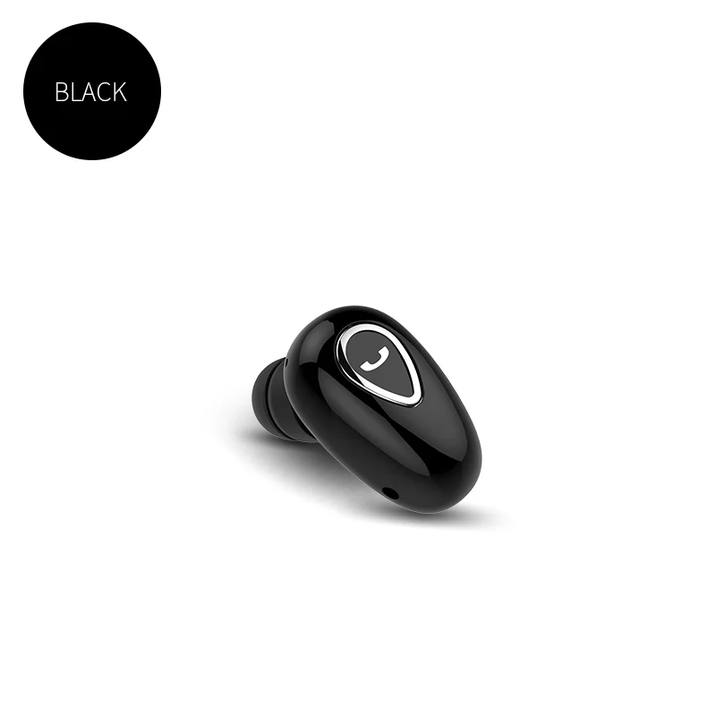 black YX01 Мини Bluetooth наушники, скрытые наушники в ухо, гарнитура с микрофоном, стерео, Спортивная Bluetooth гарнитура для Android, для IOS телефонов - Цвет: black