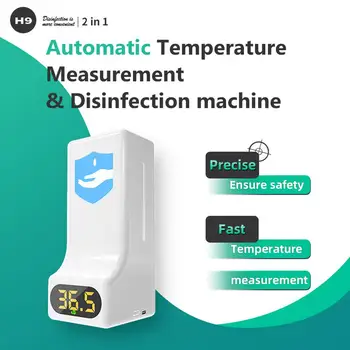 

Automatic temperature sensor soap dispenserTouchless intelligent foam soap dispenser Wall Mounted for bathroom hotel Kitchen