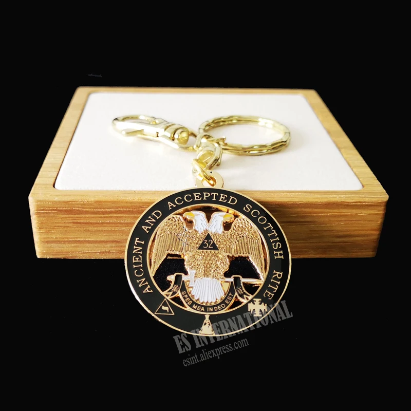 Брелок для ключей Masonic Black Eagle Badge масон вольный каменщик MK06 изысканные аксессуары