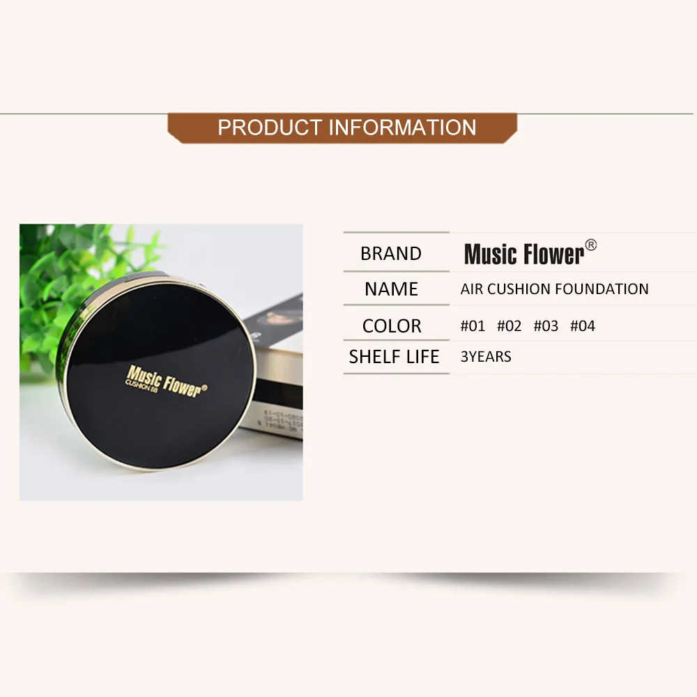 Air Cushion BB Cream Isolation BB Nude Concealer Oil Control Moisturizing Liquid Foundation CC Cream