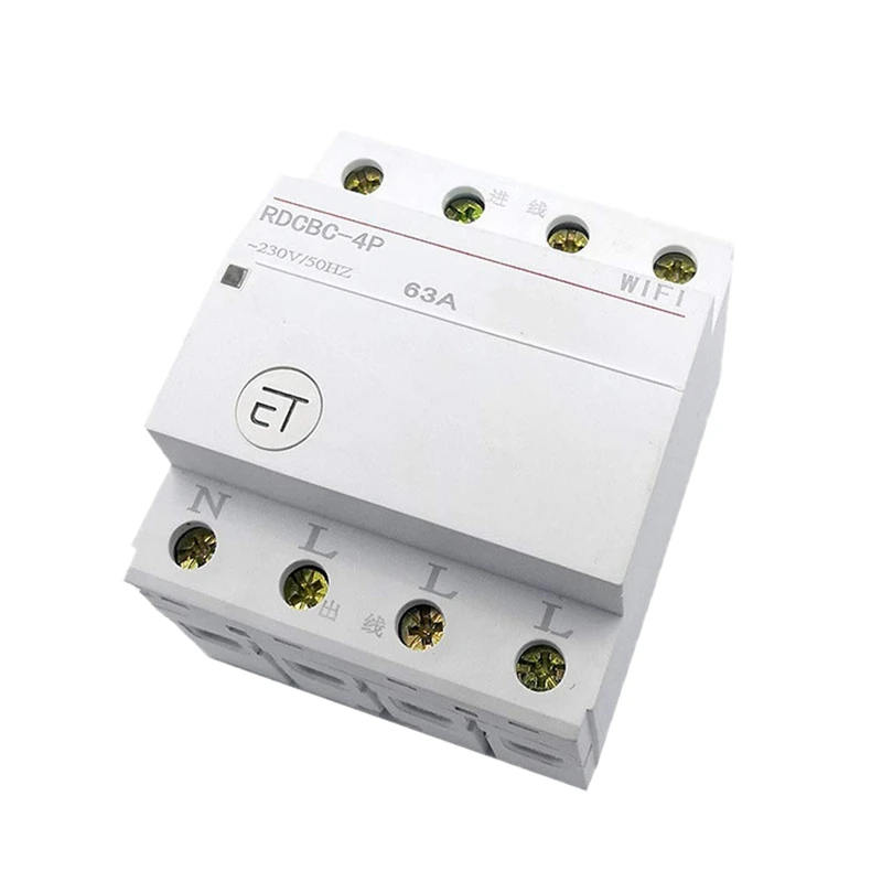 RDCBC-4P Din Rail Cemig Wi-Fi автомат защити цепи Дистанционное управление EWeLink голосового