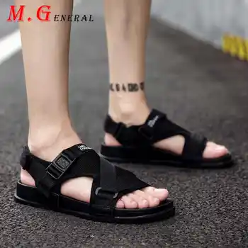 

Casual Men's Shoes Outdoor Breathable Men Sandals Slip-on Plus Sizes Beach Slippers Comfortable Open Toe Men's Summer Shoes C22