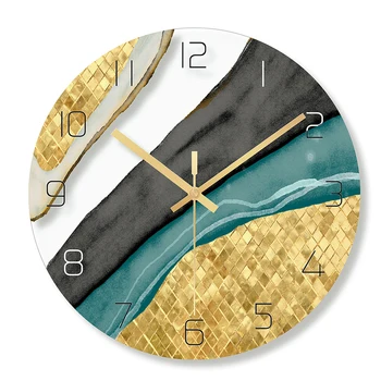 

Nordic Glass Wall Clock Home Decor Watch Modern Pow Patrol Hangings Table Kitchen Clocks Relogio Parede Living Room Gift 50Q237