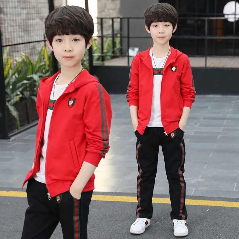 

Childrenswear BOY'S Autumn Set 2018 New Style Children Sports Three-piece Set Boy Clothes Spring And Autumn Korean-style Fashion