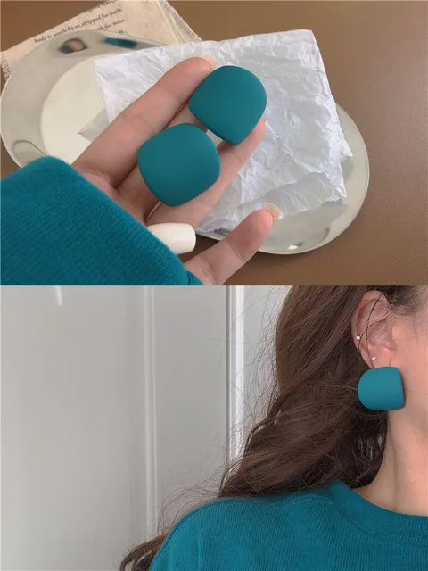 WYBU Super Beautiful Lake Blue Earrings Ins Popular Earrings for Women 2021 New Design Ear Drop Jewelry WP234