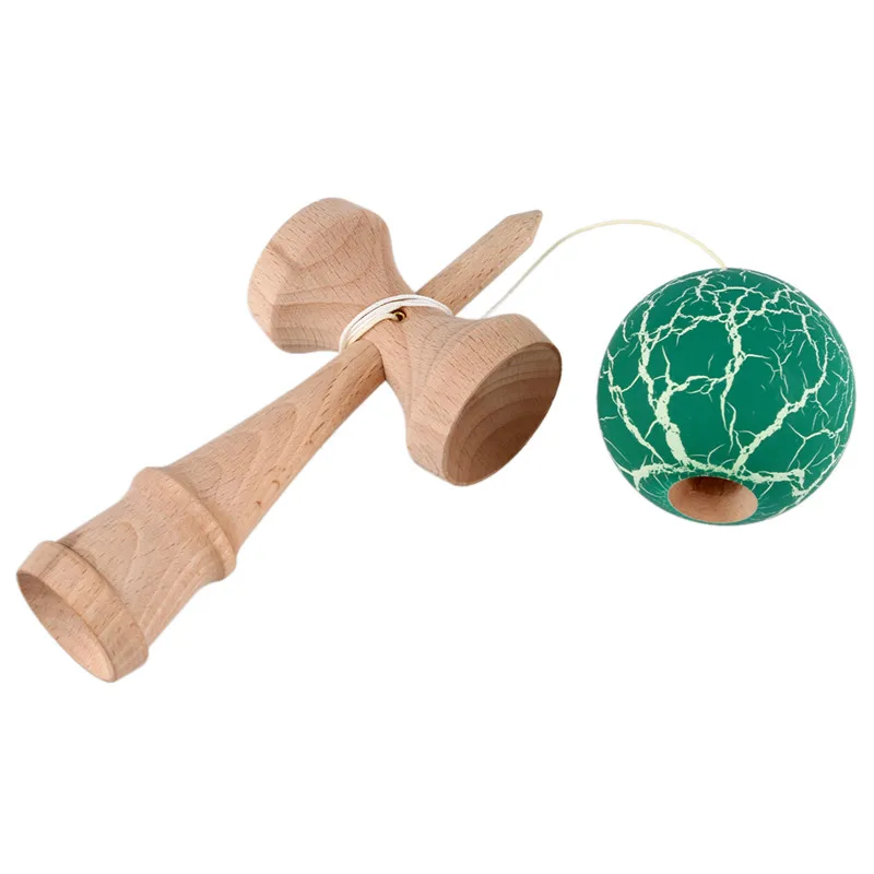 Crack paint шар Kendama умелое жонглирование игра мяч Японская Традиционная игрушка шарики Развивающие игрушки для детей-синий