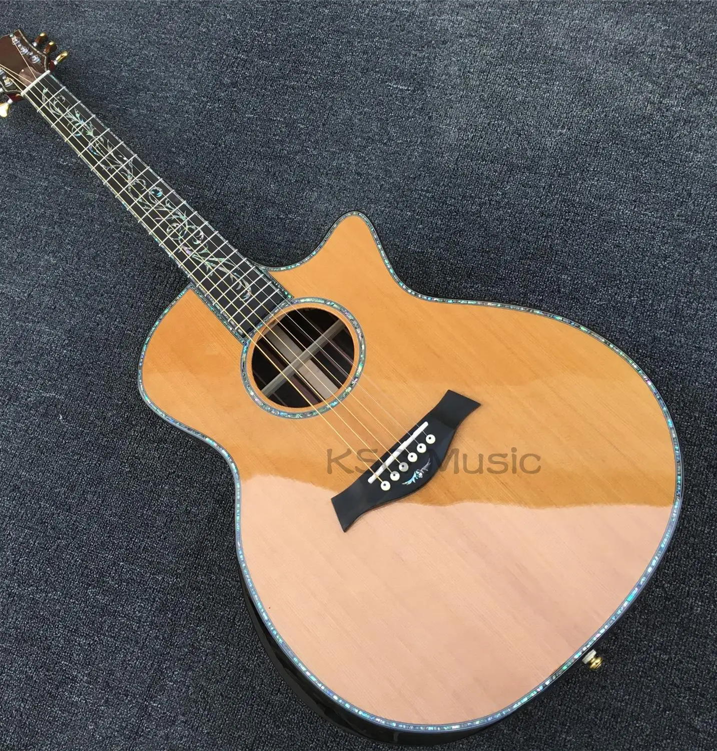 Ручная работа palisander Chaylor Акустическая гитара все настоящие abalone PS14 электроакустическая гитара Акустическая гитара