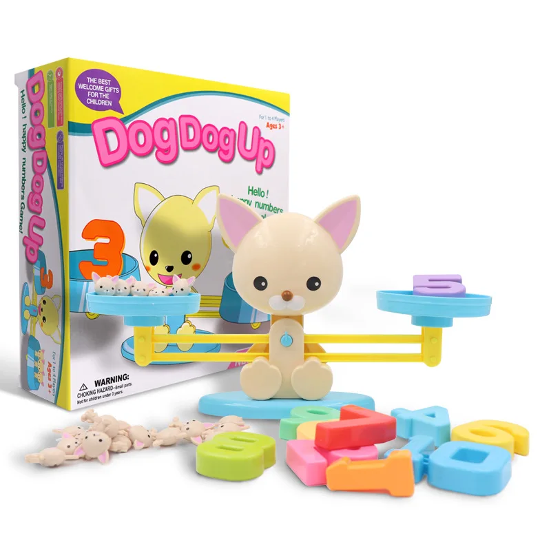 

Puppy Balance P up PY up with Numbers Science Mathematics Addition And Subtraction Children Balance Scale Educational Shaking Vo
