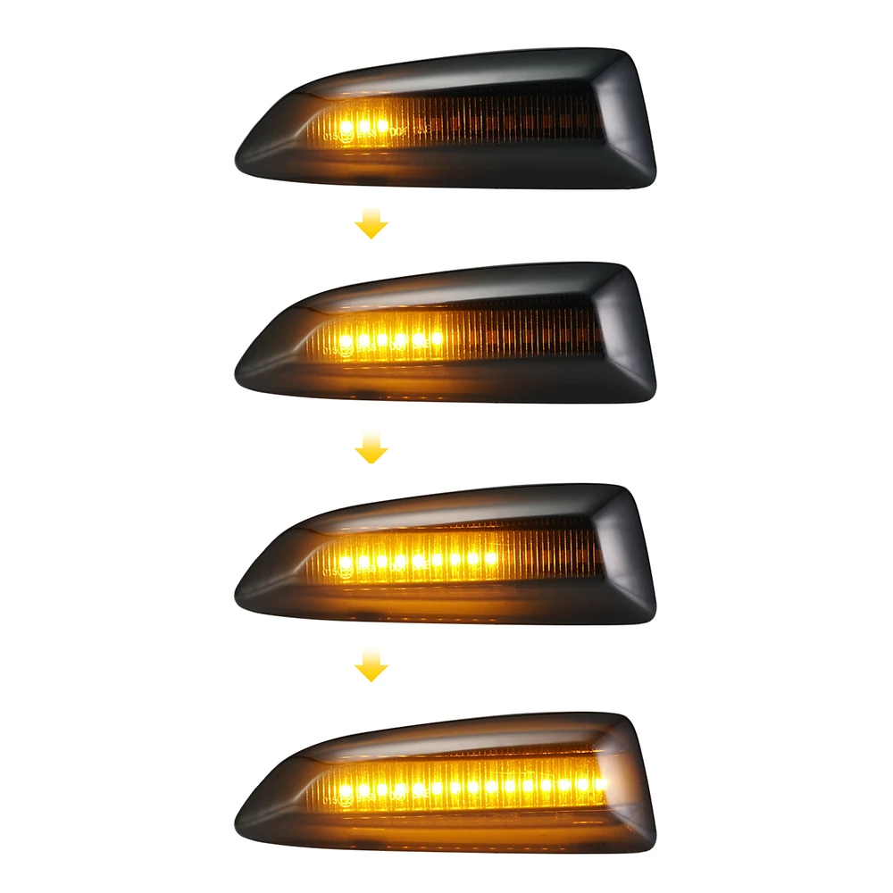 2 шт. динамические светодиодные боковые габаритные огни 12 В|Сигнальная лампа| |