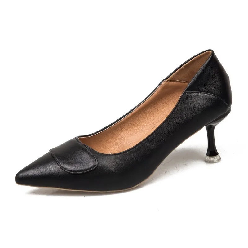 

Women High Heels Female Shoes Women Pumps Solid Pointed Toe Wedding Shoes Spring Autumn Elegant Offical Ladies Shoes Y21-65