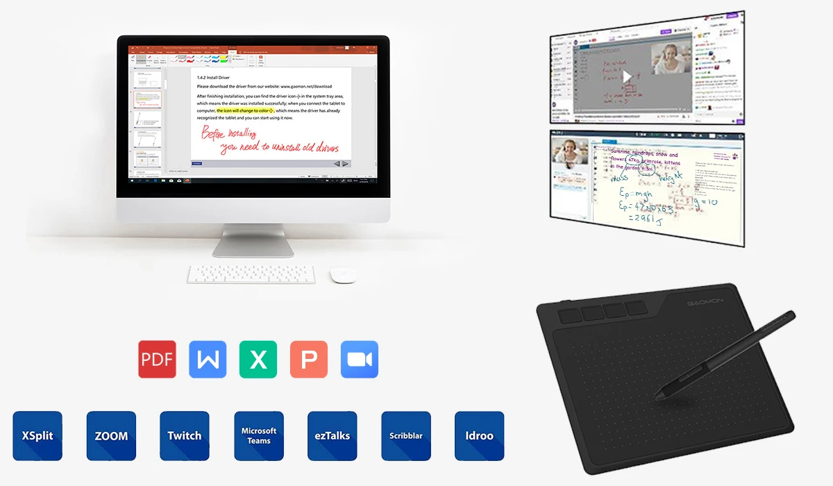 gráfico tablet para desenhar e jogar osu