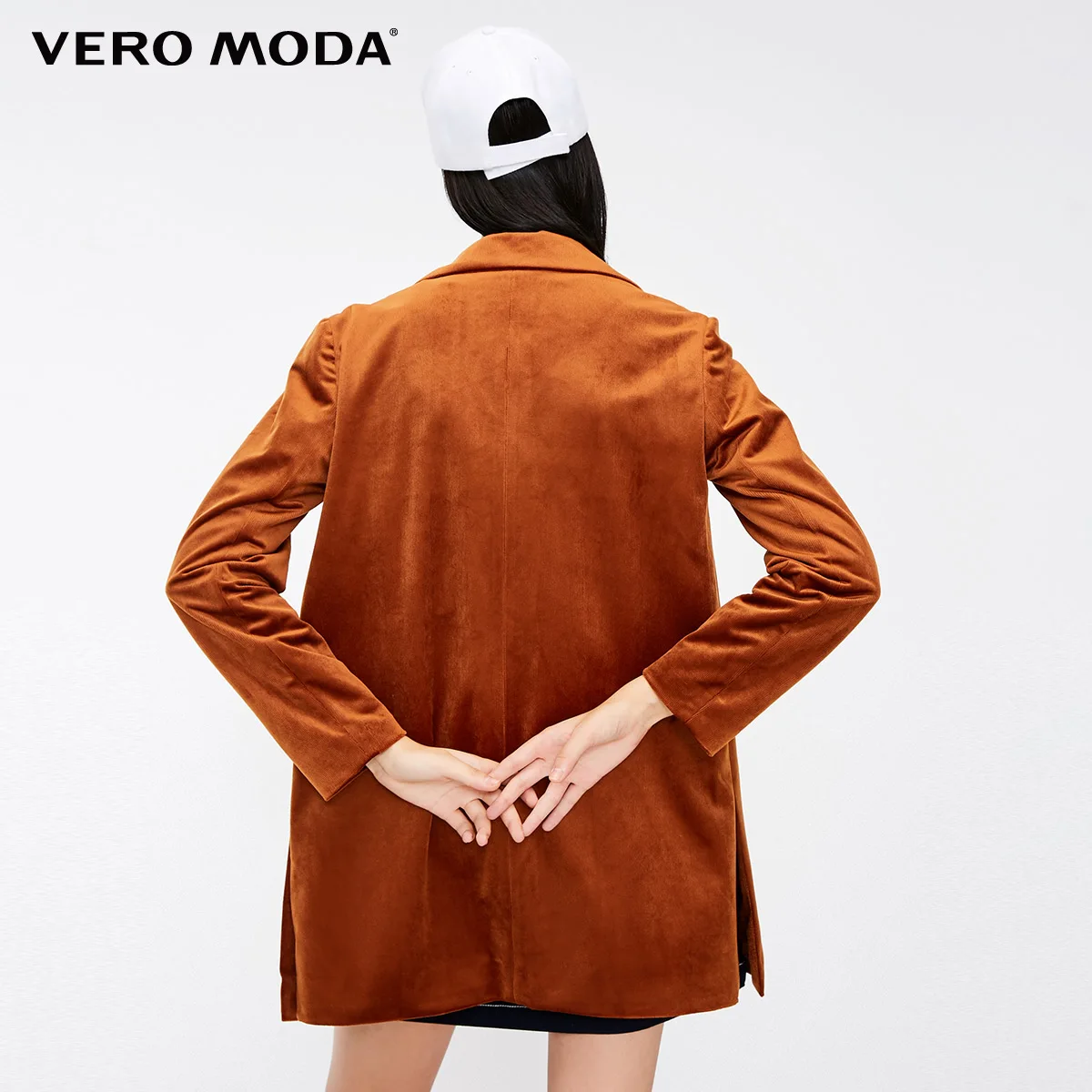 Vero Moda зимний женский OL свободный крой лацкан с длинными рукавами костюм Куртка Блейзер | 318408504