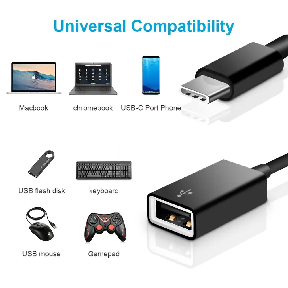 _ 3 1 OTG Кабель USB 2 0 адаптер type c для мобильных телефонов и galaxy s8 s9 Бесплатная
