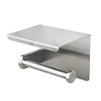 

Wall Mounted Toilet Paper Holder Tissue Paper Holder Home Storage Rack Toilet Roll Storage Shelf For Bathroom Accessories