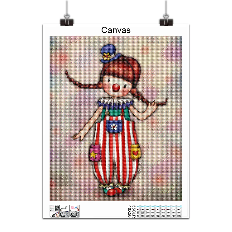 Diamond Painting Painting Set 5D DIY Diamond Painting Kit Paint Cartoon Girl princess Picture Home Decor Full Square&Round embroidery mosaic Cross stitch