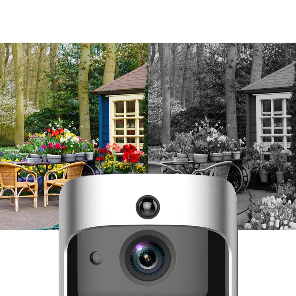 V5 умная WiFi видеокамера на дверной звонок визуальный домофон с шимом ночного видения IP дверной звонок беспроводной домашней камеры безопасности