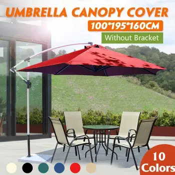 

Parasol Umbrella Cover Hexagon Shape Awning Protective 210D Oxford Cloth Fade-Proof Courtyard Umbrella Canopy Cover Dustproof