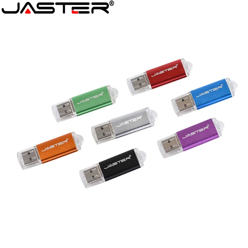 JASTER USB флеш накопитель 64 ГБ Оригинальный 2 0 4 16 32 флешка металлическая