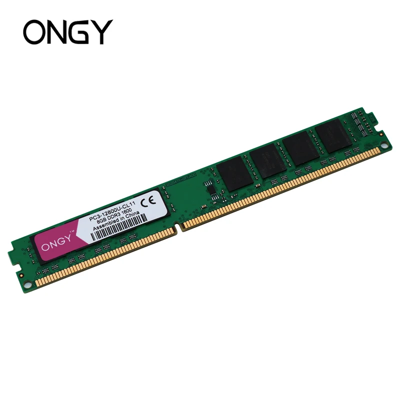 ONGY Ram DDR3 2 GB 4 8 1600 MHz 800 mhz настольная память 240pin 1 5 V DIMM Компьютерная оперативная ddr 3