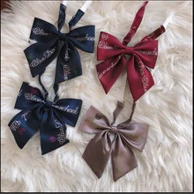 Японская Студенческая JK Униформа дикая Hands-free без галстука в студенческом стиле плед галстук-платок Униформа аксессуары галстук регулируемый