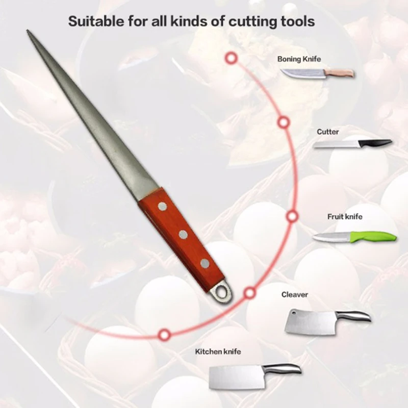 Diamant nůž honovací hýl odborný kuchař nůž ostření ocel kuchyň nože ořezávátka ideální pro kuchař nůž