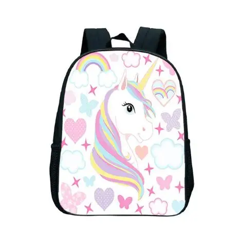 picture color Kawaii Единорог детская школьная сумка рюкзаки мультфильм малыш рюкзак для мальчиков и девочек детский сад рюкзак - Цвет: picture color