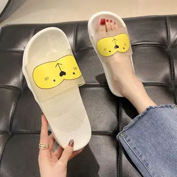 

Cartoon Anti Slip EVA Flat Slippers for Women Non-Slip Round Toe Slip-On Inhome Slippers Lady Summer Beach Sandals #20