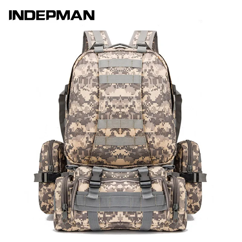 

[Manufacturers Direct Selling] 600D Camouflage Backpack Sports Backpack Multi-functional Combination Sports Backpack Camping Pac