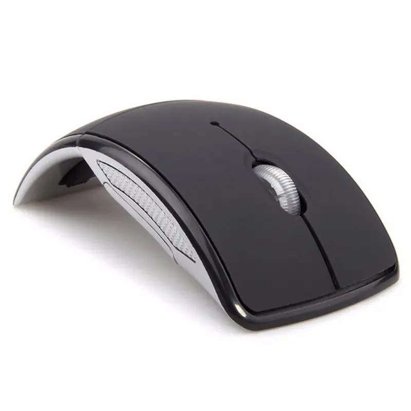 Foldable Wireless Mouse Without Borders MINI COMPACT SIZE - 3.89"*2.55"*1.44" Mouse body, especially design for small hands. Thanks to its extra-portability pocket-sized, you can fold and take the wireless mouse wherever with your laptop.