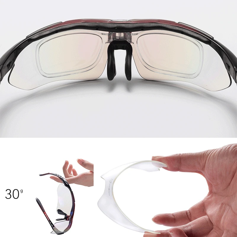 ROCKBROS Cycling Polarized glasses Bike Sunglasses Outdoor Sports Sunglasses MTB PC Goggles Eyewear 5/3 Lens Bicycle Accessory Best Sellers In Accessories