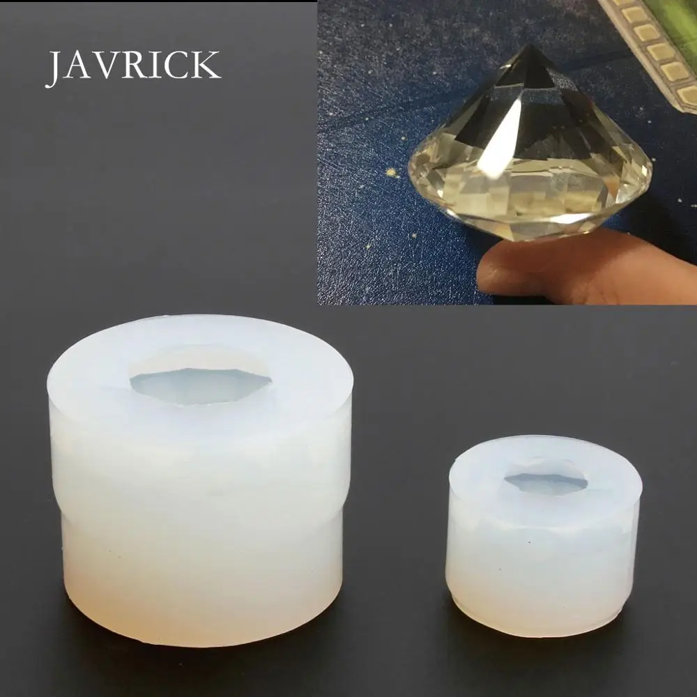 

Large Beautiful Faceted Diamond Silicone Resin Mold Art Craft Tools DIY Necklace Bracelet Accessories Jewelry Making